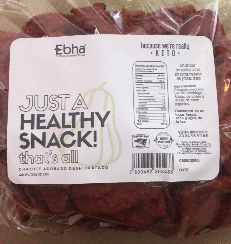 Chips de Chayote Ebha - 100 g