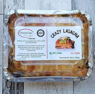 Crazy Lasagna (solo envíos Zona Metropolitana de Guadalajara o express a ciertos CP)