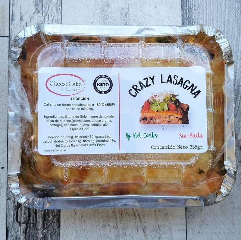 Crazy Lasagna (solo envíos Zona Metropolitana de Guadalajara o express a ciertos CP)