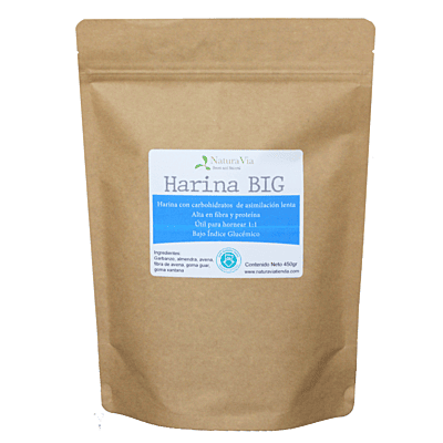 Harina BIG (Bajo Índice Glucémico) - Sustituto 1:1 Harina para hornear