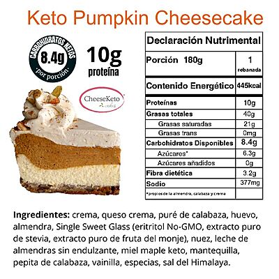 Cheesecake Calabaza Pumpkin Spice