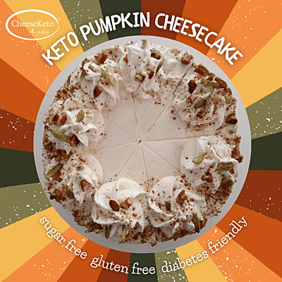 Cheesecake de Calabaza completo sin partir