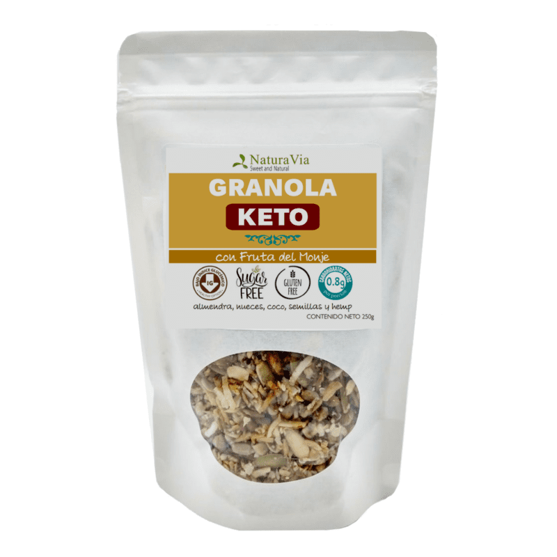 Keto Nut Granola con Monk Fruit