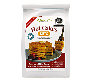 ¡NUEVA! Harina para HotCakes Keto  ¡Sólo agrega agua!