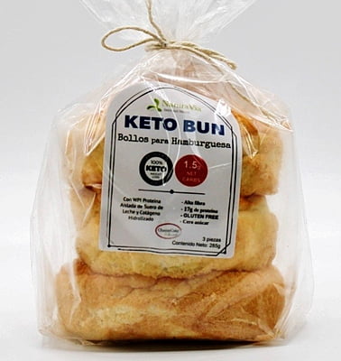 Keto Bun para Hamburguesa (ENVIO SOLO EXPRESS CIERTOS CP)