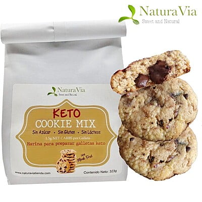 Keto Cookie Mix - Harina para preparar galletas con chispas keto