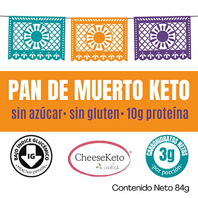 Pan de Muerto Keto (disponible SÓLO CON ENVÍO EXPRESS - requiere refrigeración)