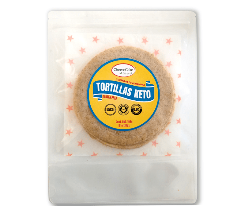 Tortillas Keto (sólo envio express, requieren refrigeración)